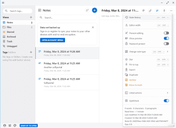 Standard Notes скриншот № 1