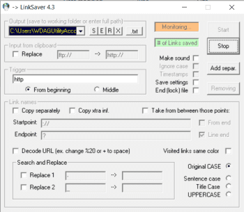 LinkSaver скриншот № 1