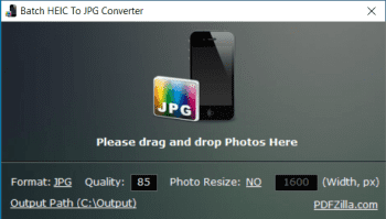 Batch HEIC to JPG Converter скриншот № 1