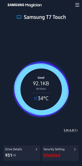 Samsung Magician скриншот № 1