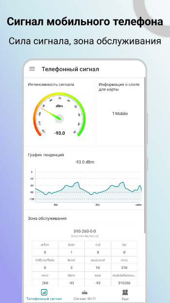 Детектор сигналов скриншот № 1