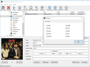Abyssmedia ID3 Tag Editor скриншот № 1