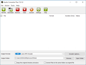 Audio Converter Plus скриншот № 1