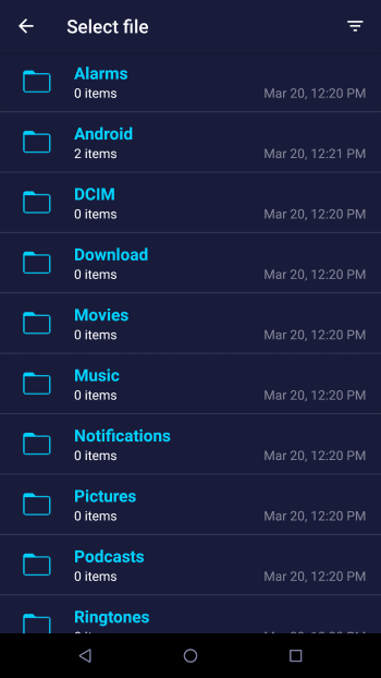 Send files to TV скриншот № 1