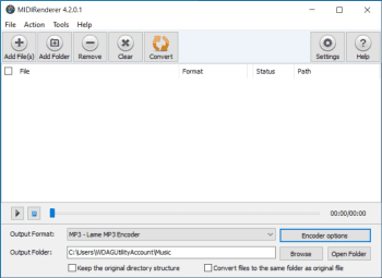 MIDIRenderer скриншот № 1