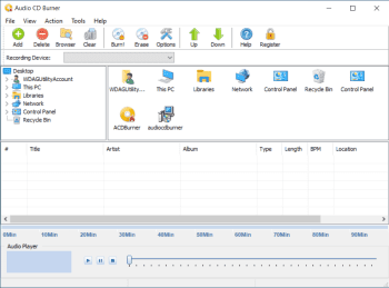 Audio CD Burner скриншот № 1