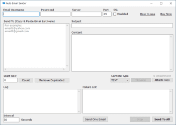 Auto Email Sender скриншот № 1