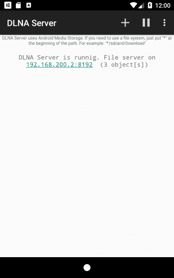 DLNA Server скриншот № 1