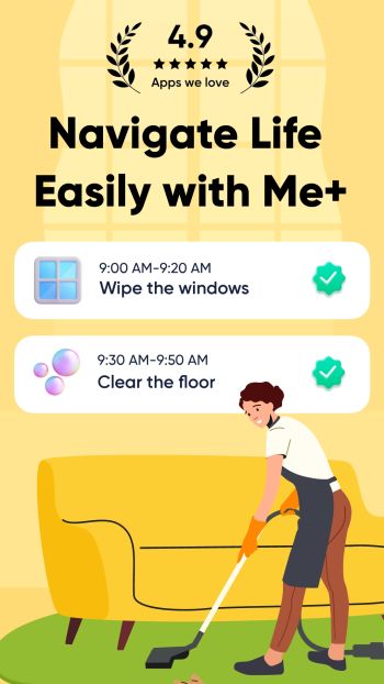 Me+ Daily Routine Planner скриншот № 1