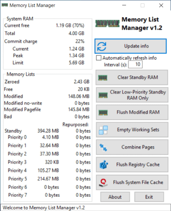 MemListMgr скриншот № 1