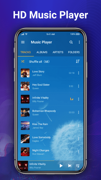 Music Player - MP3 & Equalizer скриншот № 1