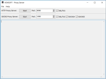 VOVSOFT - Proxy Server скриншот № 1