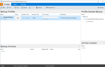 BackupCraft скриншот № 1