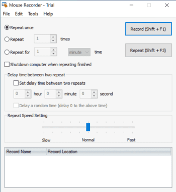 Mouse Recorder скриншот № 1
