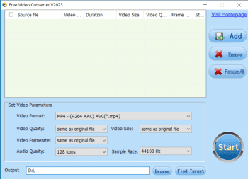 Free Video Converter скриншот № 1