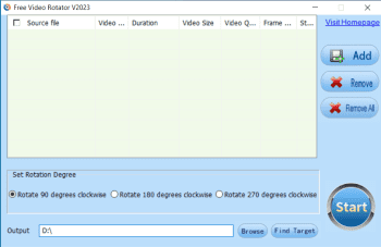 Free Video Rotator скриншот № 1