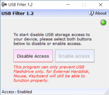 USB Filter скриншот № 1