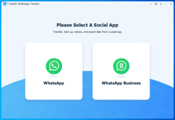 TunesKit WhatsApp Transfer скриншот № 1