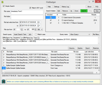 FileBadger скриншот № 1