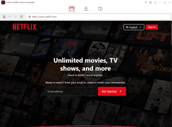 AudFree Netflix Video Downloader скриншот № 1