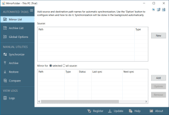 MirrorFolder скриншот № 1