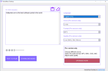 VerbaWave Desktop скриншот № 1