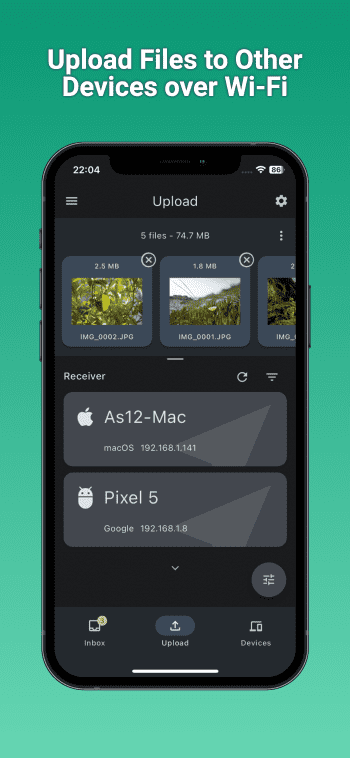 Upload Remote скриншот № 1