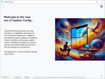 SuperMSConfig скриншот № 1