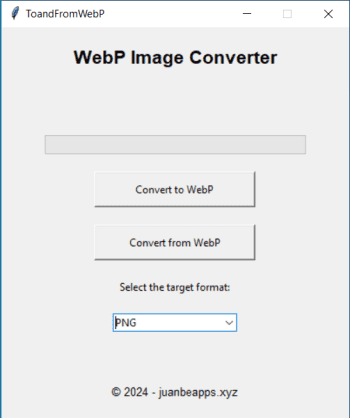 ToandFromWebP скриншот № 1