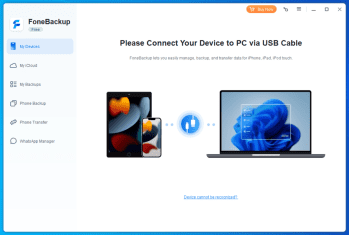 FoneBackup скриншот № 1