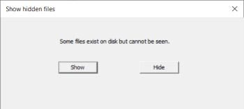 Show Hidden Files скриншот № 1
