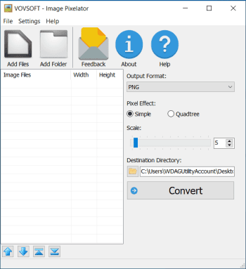 Vovsoft Image Pixelator скриншот № 1
