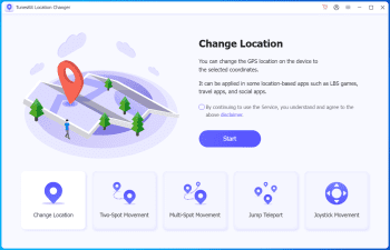 TunesKit Location Changer скриншот № 1