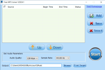 Free MP3 Joiner скриншот № 1