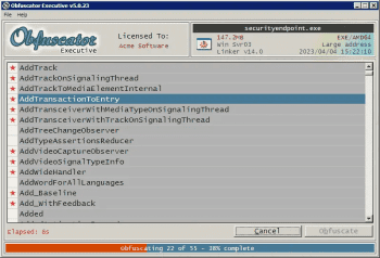 Obfuscator Executive скриншот № 1