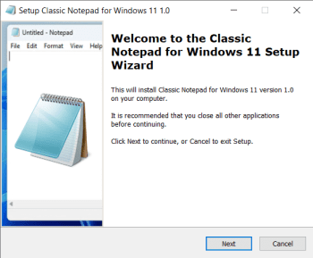 Old Classic Notepad скриншот № 1