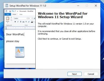 WordPad for Windows 11 скриншот № 1