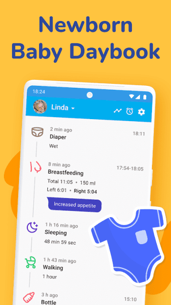Baby: Breastfeeding Tracker скриншот № 1
