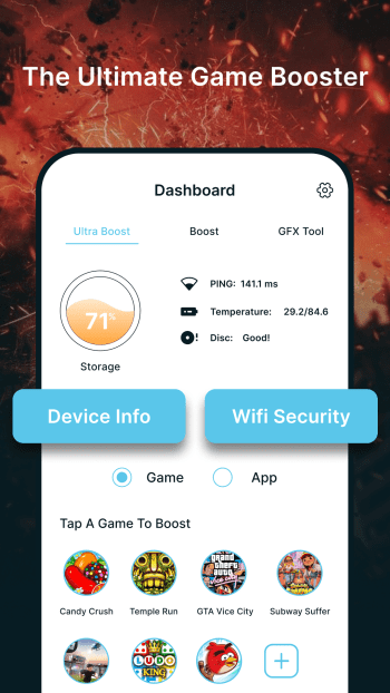 Gaming Booster скриншот № 1