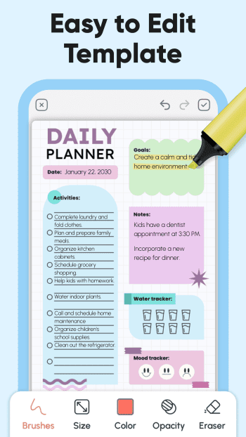 Daily & Weekly Planner скриншот № 1