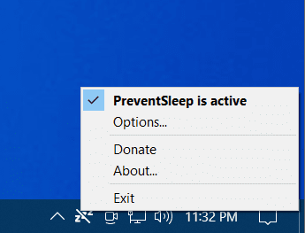 PreventSleep скриншот № 1
