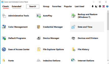 Control Panel скриншот № 1