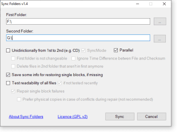 Sync Folders скриншот № 1