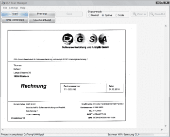 GSA Scan Manager скриншот № 1
