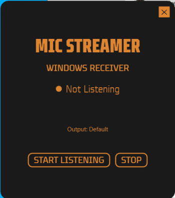 Mic Streamer скриншот № 1
