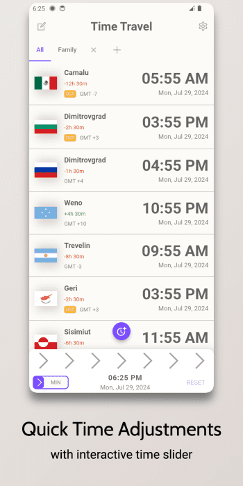 Time Travel: World Clocks скриншот № 1