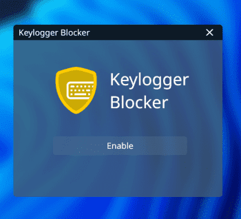 KeyloggerBlocker скриншот № 1