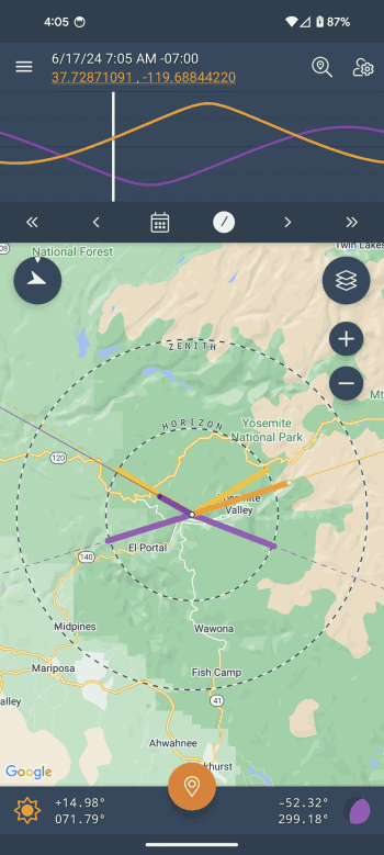 Sun Ephemeris скриншот № 1