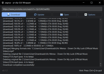 Zagruz - yt-dlp GUI Wrapp скриншот № 1