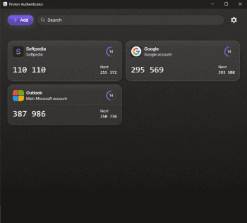 Proton Authenticator скриншот № 1